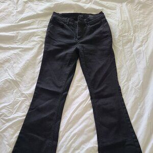 Black flared pants.  With a high fit of the Curve Appeal brand.  Size 26/2.